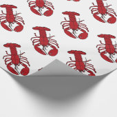 Cadeau Papier d'emballage de homard (Coin)