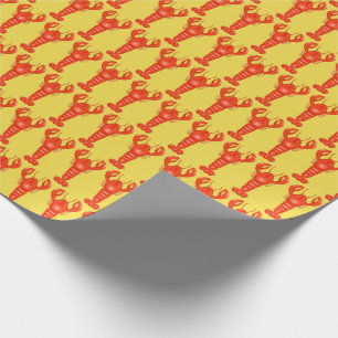 Cadeau Papier d'emballage de homard