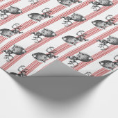 Cadeau papier d'emballage de jackalope (Coin)