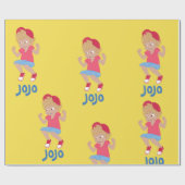 Cadeau Papier d'emballage de JoJo (Plat)