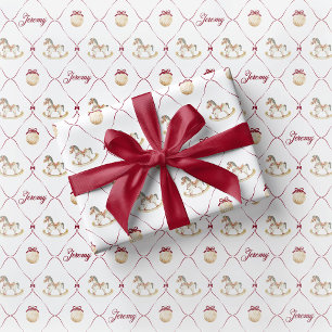 Cadeau Papier d'emballage de jouet pour enfants Cheval à
