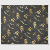 Cadeau Papier d'emballage de joyeuses vacances de (Plat)