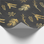 Cadeau Papier d'emballage de joyeuses vacances de (Coin)