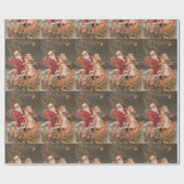 Cadeau Papier d'emballage de Joyeux Noël (Plat)