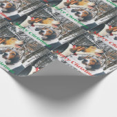 Cadeau Papier d'emballage de Joyeux Noël de marcheur de (Coin)