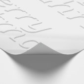 Cadeau Papier d'emballage de Joyeux Noël de Snowy White (Coin)