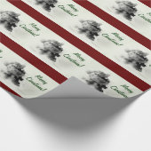 Cadeau Papier d'emballage de Joyeux Noël de train de (Coin)