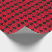 Cadeau Papier d'emballage de Joyeux Noël du Texas (Coin)