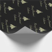 Cadeau Papier d'emballage de Joyeux Noël et salutation de (Coin)