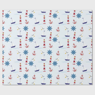 Cadeau Papier d'emballage de la marine