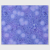 Cadeau papier d'emballage de la passion violette (Plat)