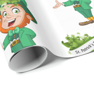 Cadeau Papier d'emballage de la Saint-Patrick