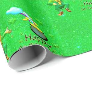 Cadeau Papier d'emballage de la Saint-Patrick