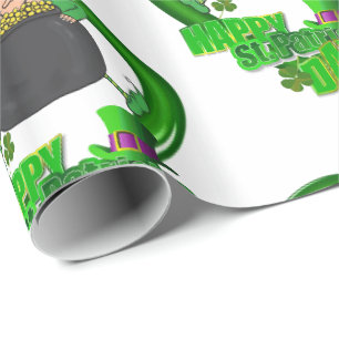 Cadeau Papier d'emballage de la Saint-Patrick