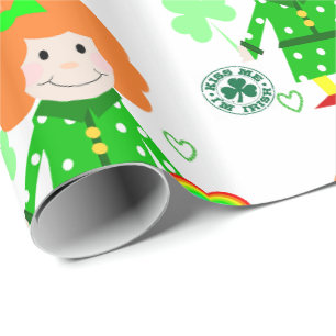 Cadeau Papier d'emballage de la Saint-Patrick