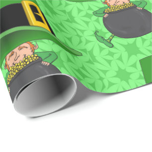 Cadeau Papier d'emballage de la Saint-Patrick