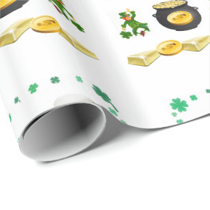 Cadeau Papier d'emballage de la Saint-Patrick