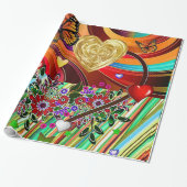 Cadeau Papier d'emballage de la Saint-Valentin (Déroulé)