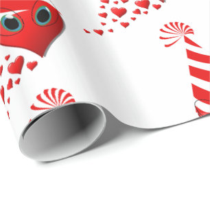 Cadeau Papier d'emballage de la Saint-Valentin