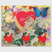 Cadeau Papier d'emballage de la Saint-Valentin (Plat)