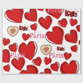 Cadeau Papier d'emballage de la Saint-Valentin (Plat)