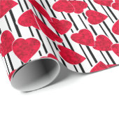 Cadeau Papier d'emballage de la Saint-Valentin (Coin rond)