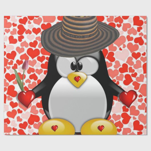 Cadeau Papier d'emballage de la Saint-Valentin (Plat)