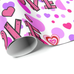 Cadeau Papier d'emballage de la Saint-Valentin
