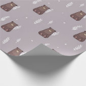 Cadeau Papier d'emballage de la source de l'ours endormi (Coin)