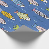 Cadeau papier d'emballage de la vie marine (Coin)