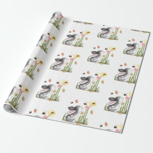 Cadeau Papier d'emballage de lapin