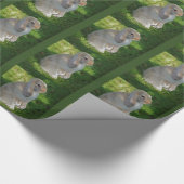 Cadeau Papier d'emballage de lapin de Minilop de bébé (Coin)