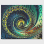 Cadeau Papier d'emballage de l'art 42 de fractale (Plat)