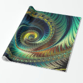 Cadeau Papier d'emballage de l'art 42 de fractale (Déroulé)
