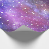 Cadeau Papier d'emballage de l'espace et d'étoiles (Coin)