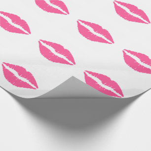 Cadeau Papier d'emballage de lèvres