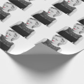 Cadeau Papier d'emballage de lèvres rouges (Coin)