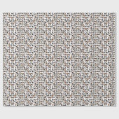 Cadeau Papier d'emballage de lévrier (Plat)