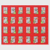 Cadeau Papier d'emballage de lévrier (a512) (Plat)