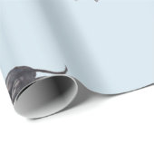 Cadeau Papier d'emballage de lévrier d'art courant noir (Coin rond)