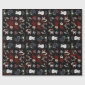 CADEAU PAPIER D'EMBALLAGE DE LISTE VILAINE (Plat)