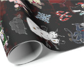 CADEAU PAPIER D'EMBALLAGE DE LISTE VILAINE (Coin rond)