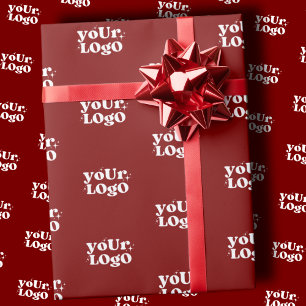 Cadeau Papier d'emballage de logo, Logo d'entreprise