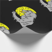 Cadeau Papier d'emballage de LOUP-GAROU (Coin)