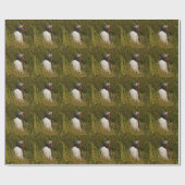 Cadeau Papier d'emballage de macareux (Plat)