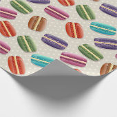 Cadeau papier d'emballage de macarons (Coin)