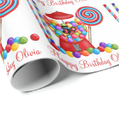 Cadeau Papier d'emballage de machine de Gumball (Coin rond)