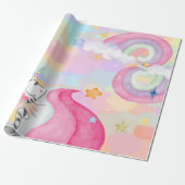 Cadeau Papier d'emballage de maïs pâle (Déroulé)