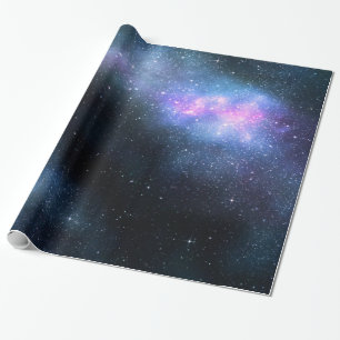 Cadeau Papier d'emballage de manière laiteuse de galaxie
