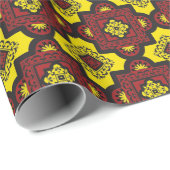 Cadeau papier d'emballage de Marocain-style (Coin rond)